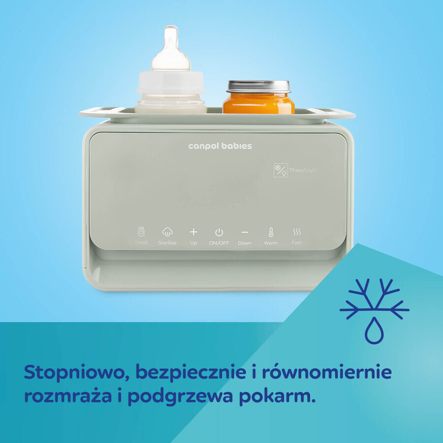 Canpol Babies, 7-in-1 warmer and sterilizer, with thermostat and light, 12/218
