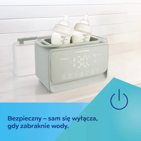 Canpol Babies, 7-in-1 Heizgerät und Sterilisator, mit Thermostat und Licht, 12/218