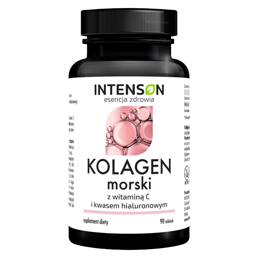 Set Intenson Collagène marin + Hyaluron + Vitamine C, 2 x 90 comprimés
