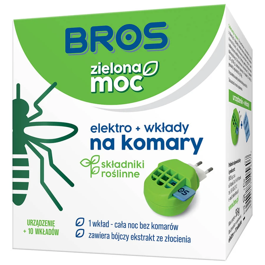 Bros Green Power, electro + mosquito cartridges, 10 pieces