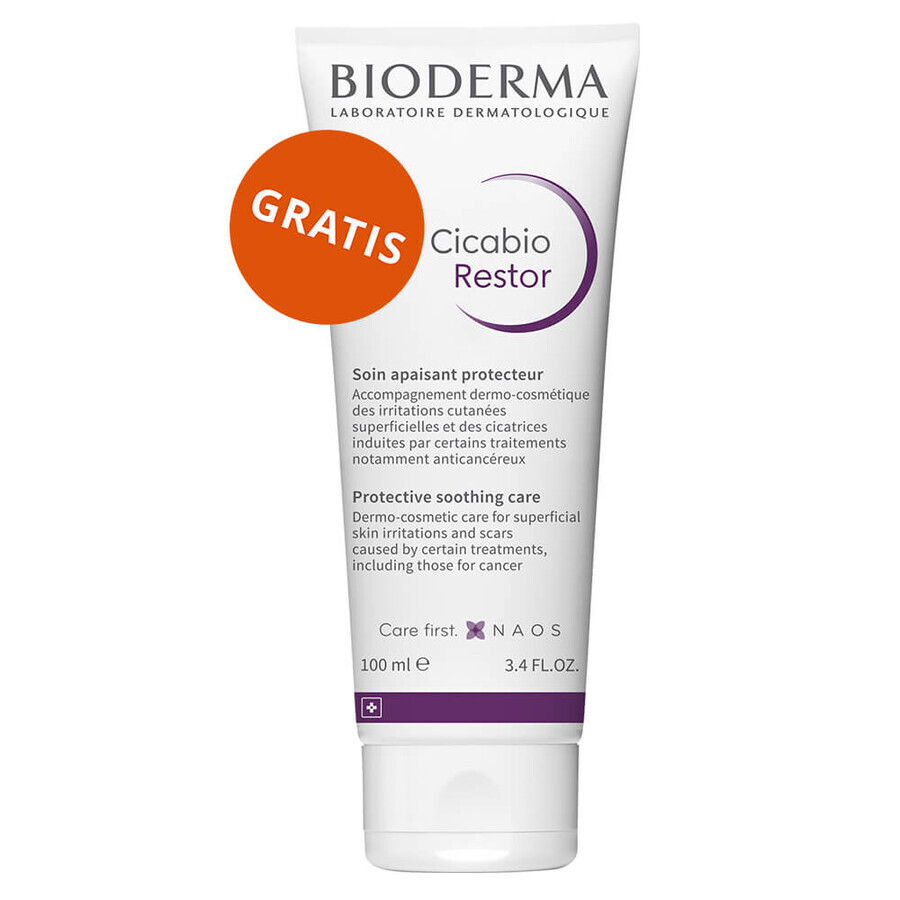Set Nutridrink Skin Repair, preparato nutrizionale, aroma di vaniglia, 12 x 200 ml + Bioderma Cicabio Restor, crema, 100 ml gratis