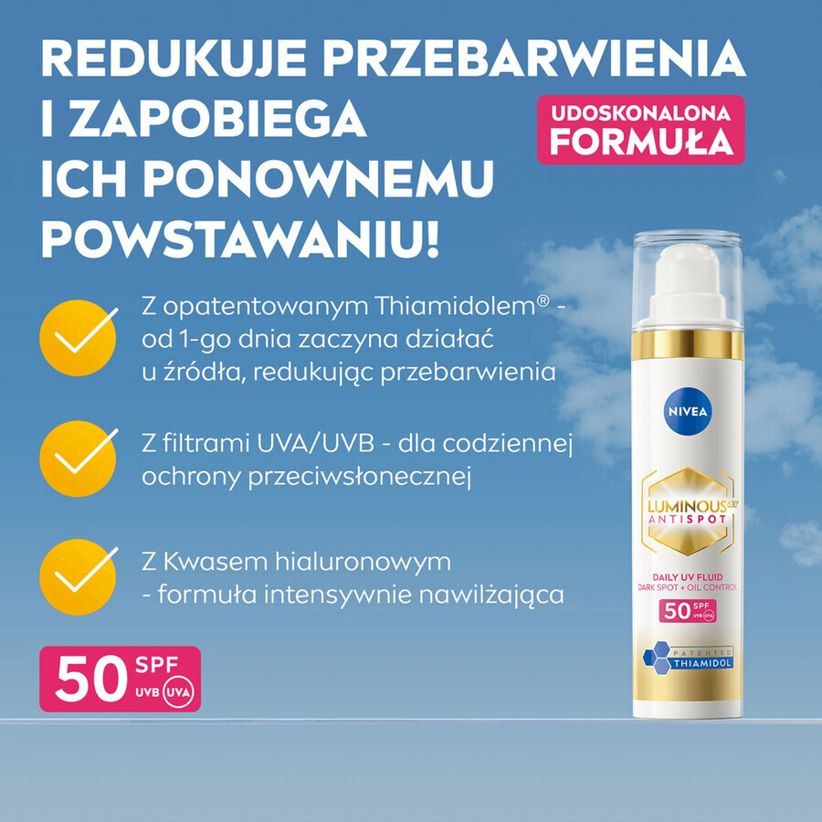 Nivea Cellular Luminous 630, Anti-Pigmentierungs-Tagescreme, SPF 50, 40 ml