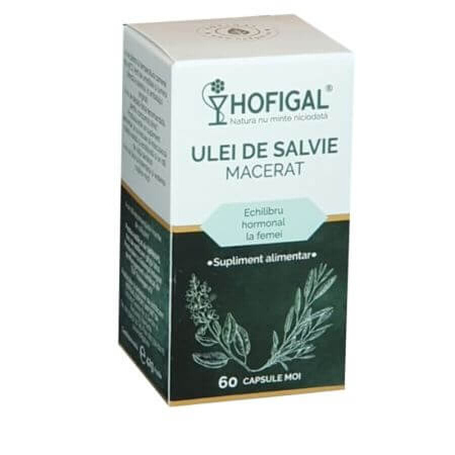Sage oil macerate, 40 soft capsules, Hofigal