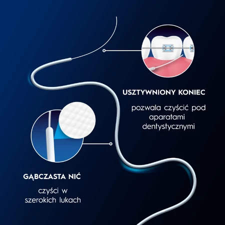 Oral-B Super Floss, tandzijde voor het reinigen van orthodontische hulpmiddelen en bruggen, 50 stuks