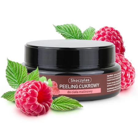 Skoczylas, Zuckerpeeling für den Körper, Himbeere, 200 ml
