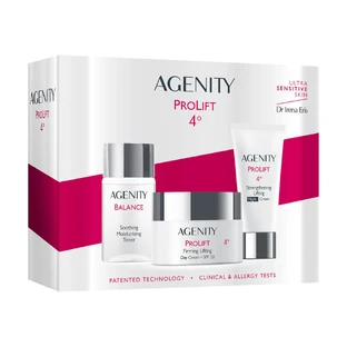 Set Agenity 4° ProLift, dagcrème, SPF 20, 50 ml + nachtcrème, 25 ml + Balance, hydraterende tonic, 50 ml