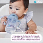 B.Box, biberon avec paille, bleu, à partir de 6 mois, 240 ml B.Box, biberon avec paille, bleu, à partir de 6 mois, 240 ml