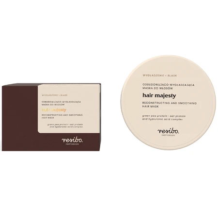 Resibo Hair Majesty, masque reconstructeur et lissant pour les cheveux, 175 ml