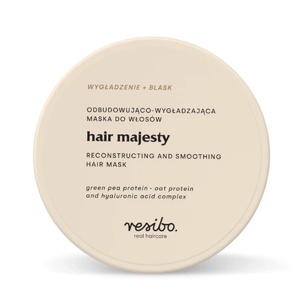 Resibo Hair Majesty, masque reconstructeur et lissant pour les cheveux, 175 ml