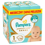 Pampers Premium Care, diapers size 1, 2-5 kg, 156 pieces DECREASED PACKING