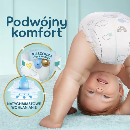 Pampers Premium Care, luiers maat 1, 2-5 kg, 156 DEFECTED PACKAGE
