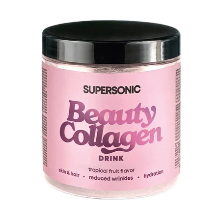 Supersonic Beauty Collagen Drink, Geschmack: tropische Früchte, 185 g