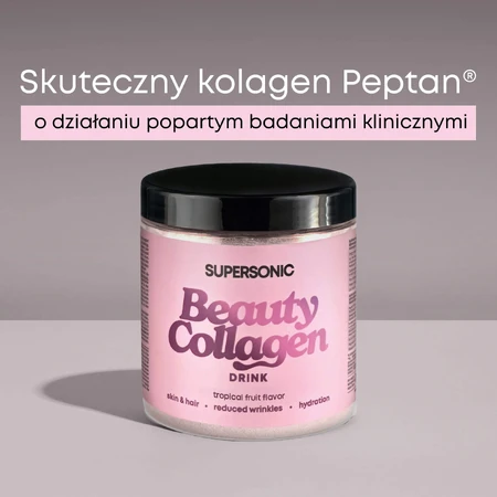 Supersonic Beauty Collagen Drink, Geschmack: tropische Früchte, 185 g