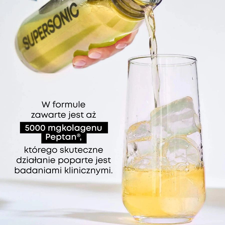 Supersonic Beauty Collagen Drink, Geschmack: tropische Früchte, 185 g