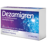 Dezamigren 12.5 mg, 6 film-coated tablets
