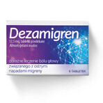Dezamigren 12,5 mg, 6 filmomhulde tabletten Dezamigren 12,5 mg, 6 filmomhulde tabletten