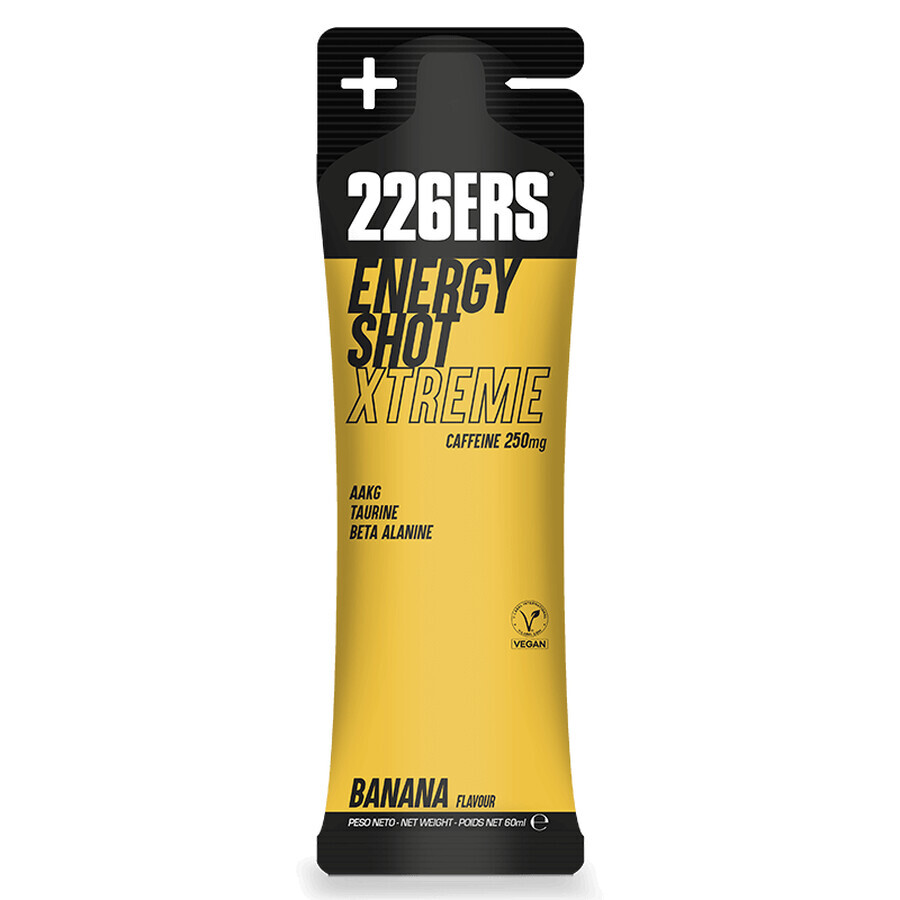 226Ers Energy Shot Stick Xtreme Caffeine, Energy Shot mit Koffein, Banane, 60 ml