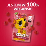 Set BeRAW! Kids, jelly beans, aardbei, zonder toegevoegde suiker, 4 x 35 g