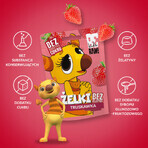 Set BeRAW! Kids, jelly beans, aardbei, zonder toegevoegde suiker, 4 x 35 g