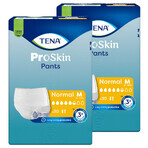 Set Tena Pants ProSkin, chiloți absorbanți, mărimea M, 80-110 cm, Normal, 2 x 30 bucăți