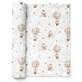 Bocioland, bamboo diaper, 75 x 75 cm, squirrels, 1 piece