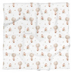 Bocioland, pannolino in bambù, 75 x 75 cm, scoiattoli, 1 pezzo Bocioland, pannolino in bambù, 75 x 75 cm, scoiattoli, 1 pezzo