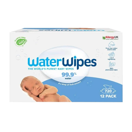 WaterWipes Bio set, vochtige doekjes, water, vanaf de geboorte, 24 x 60 stuks
