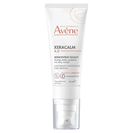 Avene XeraCalm A.D concentrado calmante, para rostro, cuerpo y párpados, pieles irritadas, atópicas y con picores, 50 ml
