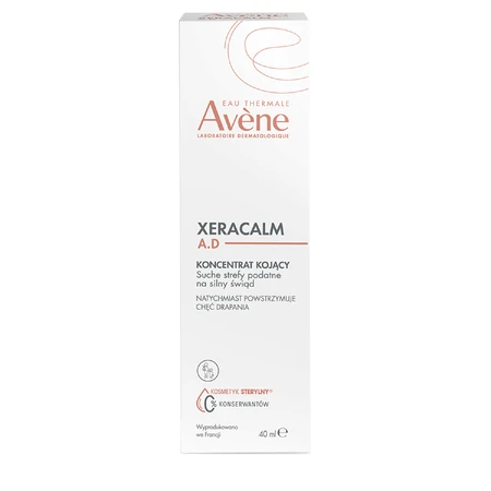 Avene XeraCalm A.D concentrado calmante, para rostro, cuerpo y párpados, pieles irritadas, atópicas y con picores, 50 ml