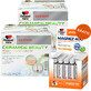 Doppelherz System Ceramide Beauty set, gusto frutta mango e frutto della passione, 2 x 30 fiale + Shots Magnesium 400, liquido, gusto arancia e limone, 25 ml x 20 fiale gratis