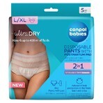 Canpol Babies, culotte postnatale respirante 2 en 1, avec coussinets, jetable, taille L/XL