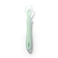 BabyOno, flexible silicone spoon, green, from 6 months, 1 piece