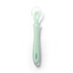 BabyOno, flexible silicone spoon, green, from 6 months, 1 piece