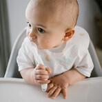 BabyOno, flexible silicone spoon, green, from 6 months, 1 piece