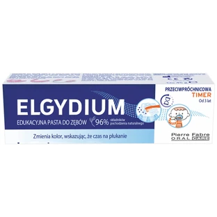 Elgydium Timer, educatieve van kleur veranderende tandpasta, anti-cariës, vanaf 3 jaar, 50 ml