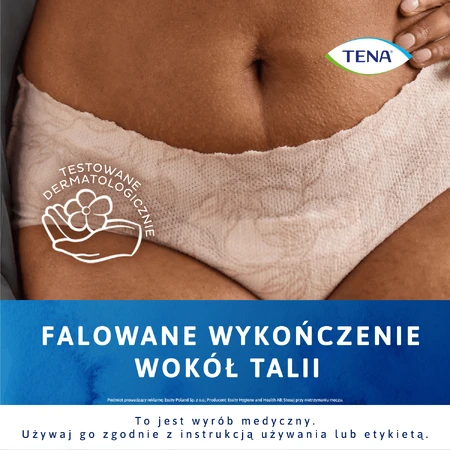 Tena Silhouette Plus Blanc, culotte absorbante discrète pour femmes, taille M, 12 pièces