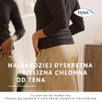 Tena Silhouette Plus Blanc, culotte absorbante discrète pour femmes, taille M, 12 pièces