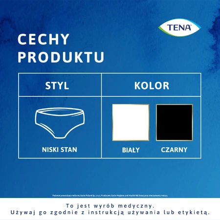 Tena Silhouette Plus Blanc, culotte absorbante discrète pour femmes, taille M, 12 pièces