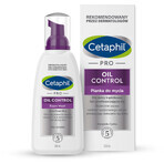 Cetaphil Pro Oil Control, spumă de curățare facială, piele predispusă la acnee, 236 ml + cremă hidratantă facială cu acid hialuronic, cremă de noapte, 48 ml gratuit Cetaphil Pro Oil Control, spumă de curățare facială, piele predispusă la acnee, 236 ml + cremă hidratantă facială cu acid hialuronic, cremă de noapte, 48 ml gratuit
