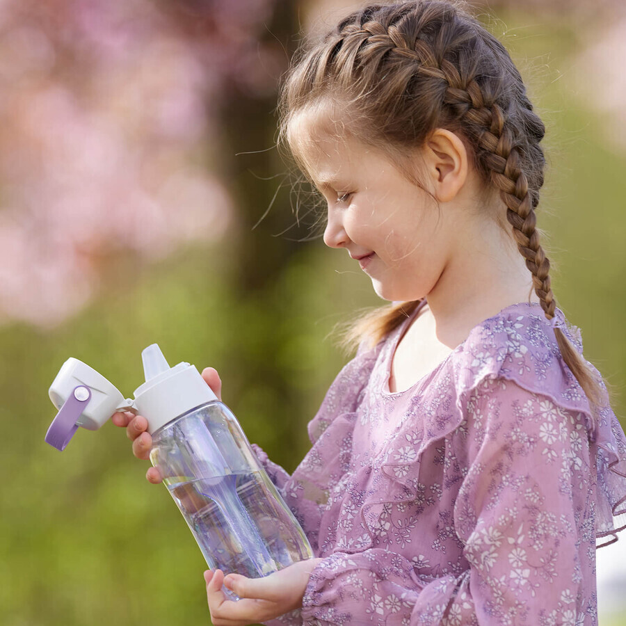 Dafi Solid, filter bottle, lavender, 0.5 l + water filter, 1 piece