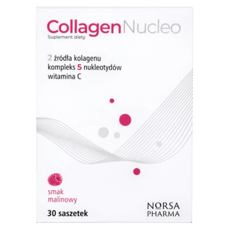 Collagen Nucleo, Himbeergeschmack, 30 Portionsbeutel