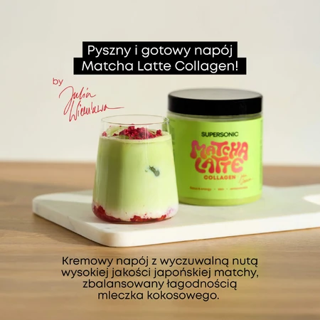 Colágeno Supersonic Matcha Latte, 280 g