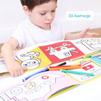 CzuCzu Dłuuugie rysowanki Rysuję po śladzie Pojazdy w pracy, 2 books for children, from 3 years old