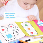 CzuCzu Dłuuugie rysowanki Rysuję po śladzie Pojazdy w pracy, 2 books for children, from 3 years old