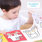CzuCzu Dłuuugie rysowanki Rysuję po śladzie Pojazdy w pracy, 2 books for children, from 3 years old CzuCzu Dłuuugie rysowanki Rysuję po śladzie Pojazdy w pracy, 2 books for children, from 3 years old