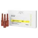 Apis Professional Ceramide Repair, heropbouwende ampullen met ceramiden en betaglucaan, 10 x 3 ml + olie-emulsie voor gezichtsmassage, 150 ml + gratis gezichtsmassager