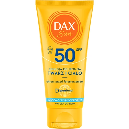 DAX Sun, schützende Emulsion, Gesicht und Körper, SPF 50, 50 ml