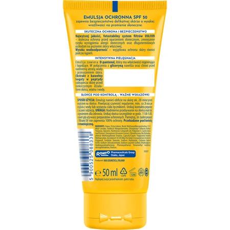 DAX Sun, schützende Emulsion, Gesicht und Körper, SPF 50, 50 ml