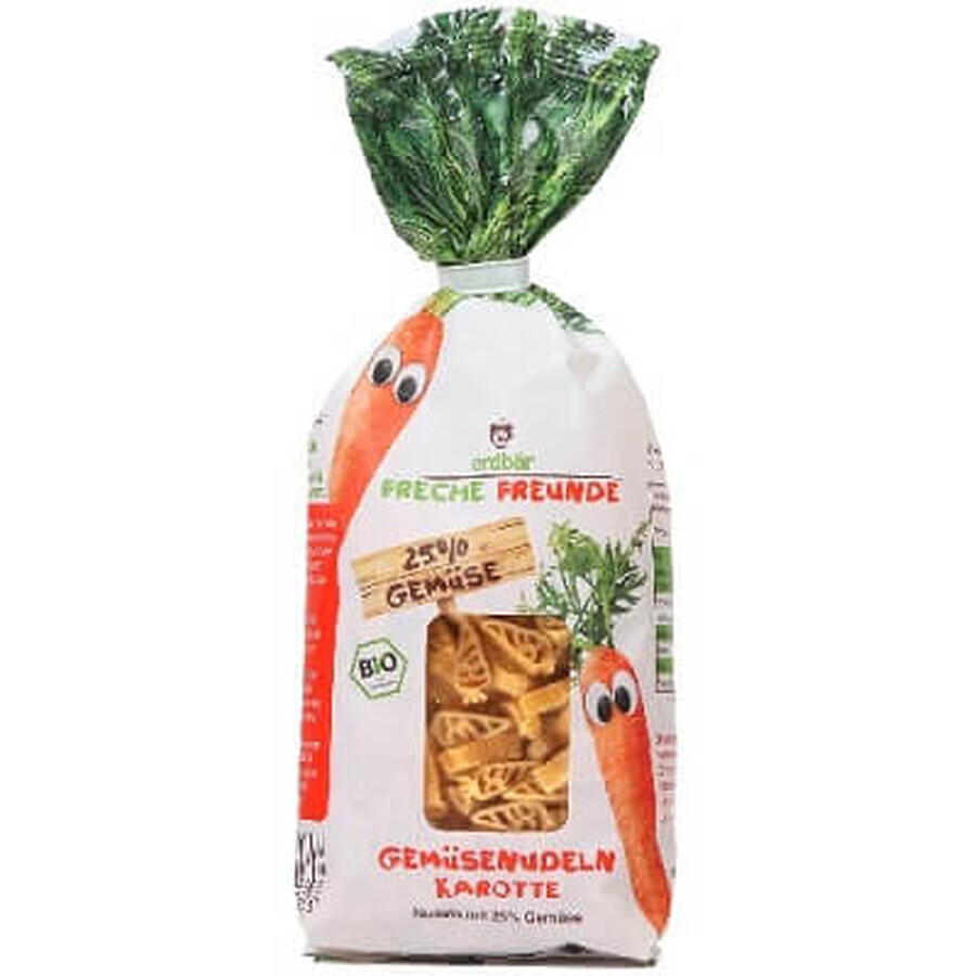 Shop Bio-Hartweizennudeln mit Karotten, 300 g, Erdbar Bio-Hartweizennudeln mit Karotten, 300 g, Erdbar