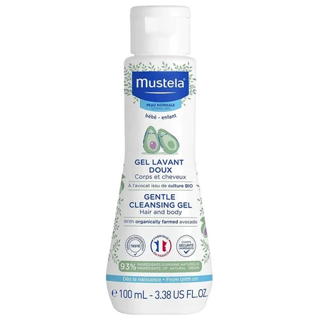 Mustela Sun Holiday Adventure set, sunscreen stick, SPF 50, 9 ml + gentle body and hair wash gel, 100 ml